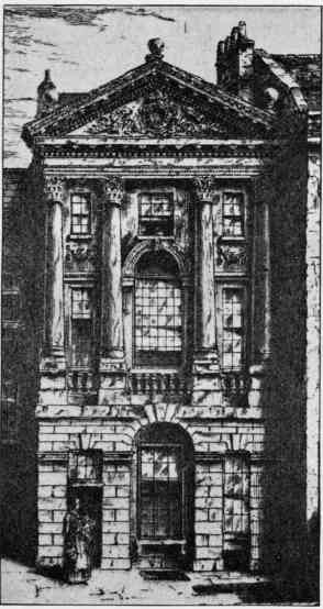 Ralph Allen's Town House in Bath.
By kind permission of the Proprietor of the "Bath and County Graphic."