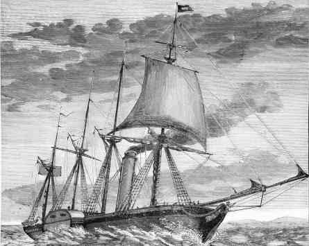 The "Great Western."
The First Steamer which carried Mails from Bristol to New York.