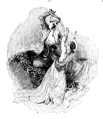 The Sult&aacute;n killing the Enchantress