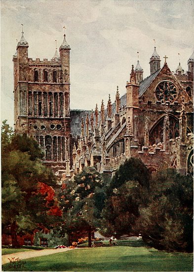 EXETER

FROM THE PALACE GARDENS