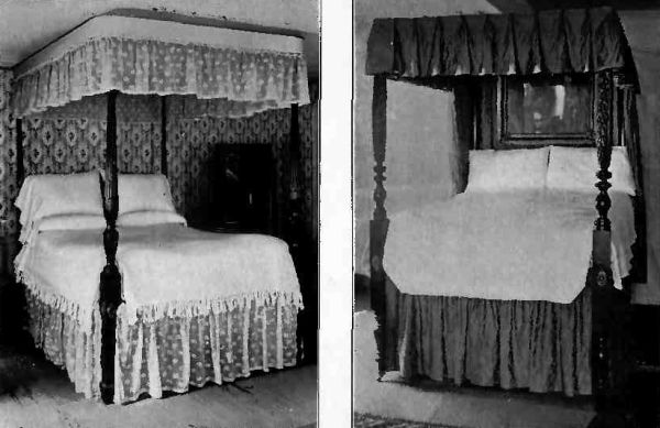 Plate XXXIX.&mdash;Sheraton type, in Kittredge House; Four-poster, about 1825.