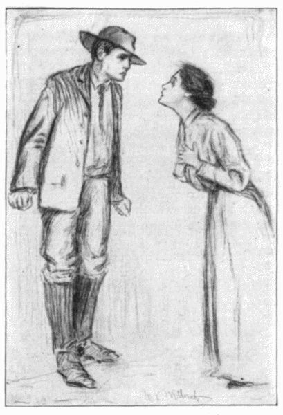 "So it's true," he said, but his voice sounded strange
and harsh.