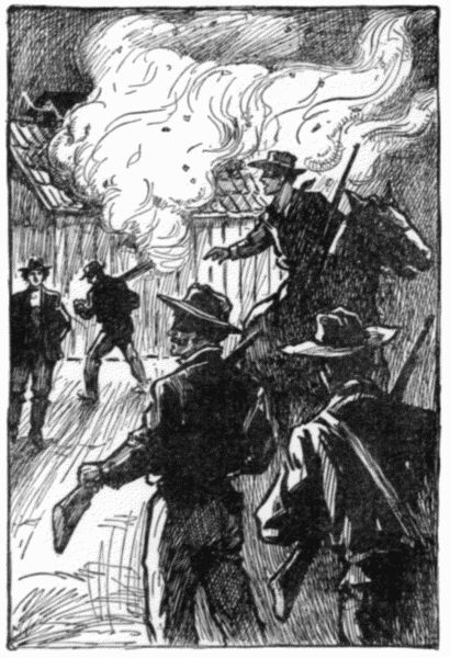 Dressed in her husband's clothes, she led them to the
tobacco barn.