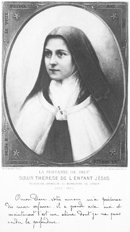 LA SERVANTE DE DIEU

S&OElig;UR TH�R�SE DE L'ENFANT J�SUS

RELIGIEUSE CARM�LITE DU MONAST�RE DE LISIEUX

1873-1897