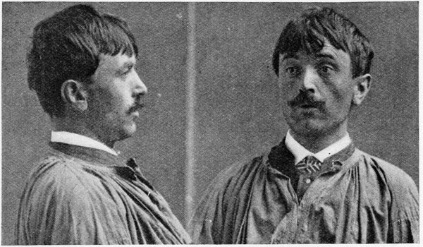 THESE ARE THE PORTRAITS OF A CRIMINAL, TAKEN IN PROFILE AND
FULL FACE.