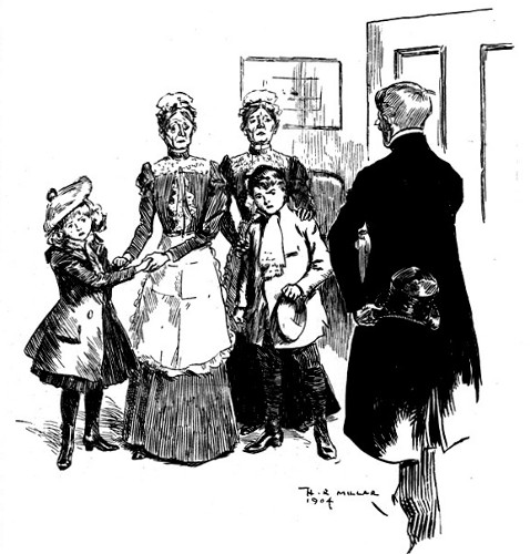 "'DON'T YOU REMEMBER US?' ASKED ROBERT. 'YOU MARRIED OUR
BURGLAR FOR US.'"