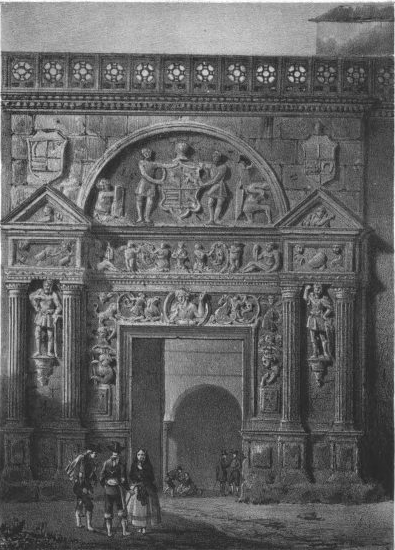 Dib.� del nat.l y lit.� por F. J. Parcerisa.
Lit. de J. Donen, Madrid.
CASA DE GER�NIMO PAEZ.
(C�rdoba.)