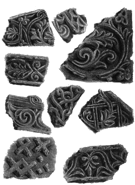 Dib. del nat.l y lit.� por F. Parcerisa
Lit. de J.J. Martinez, Madrid.
FRAGMENTOS DE LOS PALACIOS DE MEDINA-AZZAHRA.