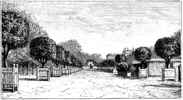 Example of
formal gardening