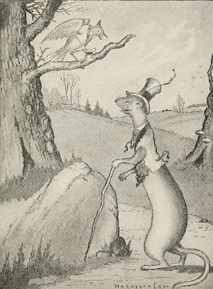 "You tell Chatterer that I'll get him yet!" snarled
Shadow.