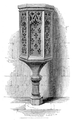 Stone Pulpit in North Kilworth Church