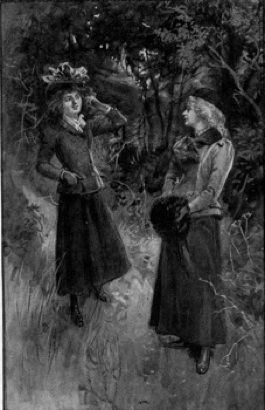 'I say,' cried the girl, coming up eagerly, 'I have
lost my way.'