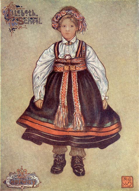 A LITTLE S�TERSDALEN PEASANT GIRL