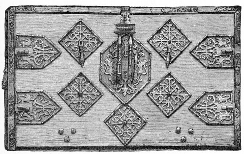 VARGUE�O CABINET. SPANISH. 16TH CENTURY. SOUTH KENSINGTON MUSEUM.