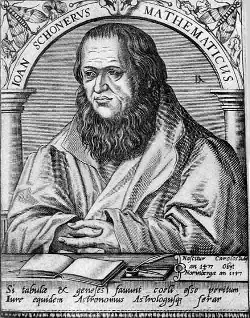 Portrait of Johann Sch&ouml;ner.