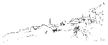 "The Ch�teau de Ker-Azel nearby, where we were to stay"