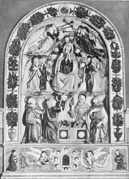 BARGA — CHIESA DI S. FRANCESCO O DEI CAPPUCCINI: MADONNA DELLA CINTOLA.
(BOTTEGA DI GIOV. DELLA ROBBIA).