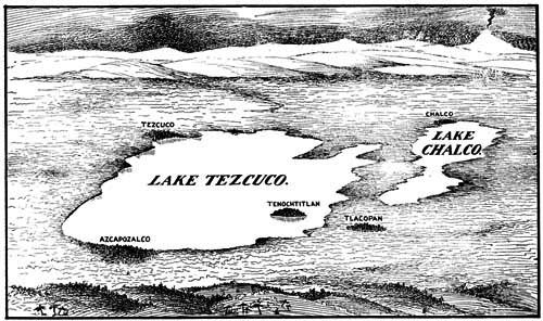 LAKE TEZCUCO,
1400 +
