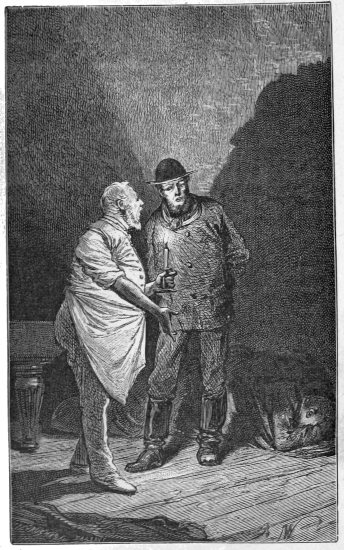 Il me montra le plancher.