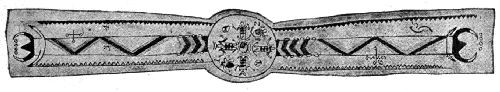 Fig.
448.&mdash;Apache medicine sash.