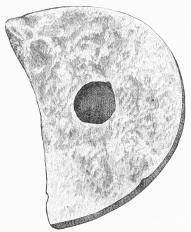 No. 154. Block of Limestone, with a socket, in which the
pivot of a door may have turned (12 M.).
