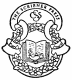 The Scribner Press publisher&rsquo;s logo.