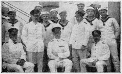 Die Besatzungen der &raquo;C�cilie&laquo; und der &raquo;Moa&laquo;