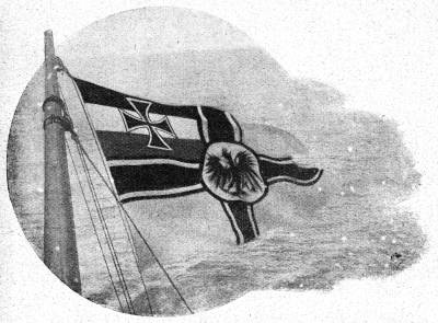 Die Flagge S.&nbsp;M.&nbsp;S. &raquo;Seeadler&laquo;
