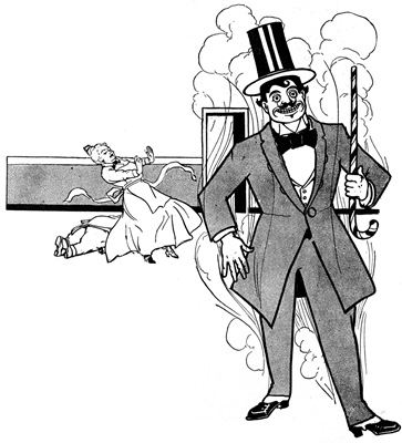 Then the good lady
imitated her husband's
example.