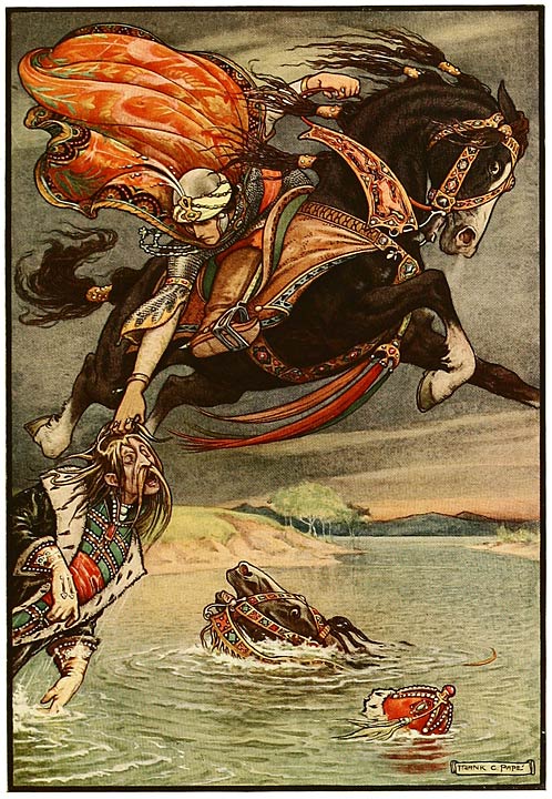 &lsquo;Diuk stooped and caught Churilo by his yellow curls&rsquo;