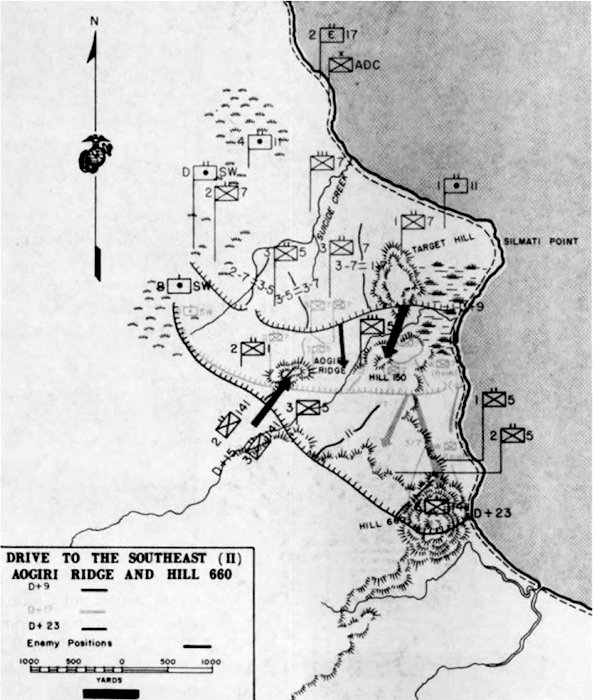 DRIVE TO THE SOUTHEAST (II)
AOGIRI RIDGE AND HILL 660