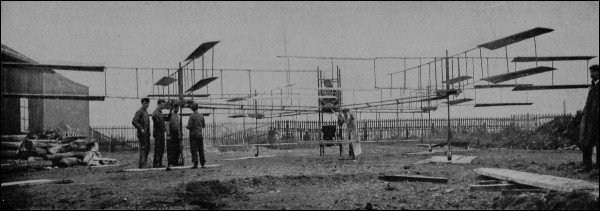 Br�guet Gyroplane During Construction