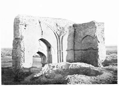 Fig. 44.&mdash;RAḲḲAH, INTERIOR OF BAGHDÂD GATE.