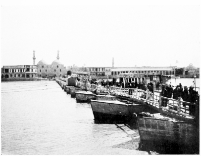 Fig. 111.&mdash;BAGHDÂD, THE LOWER BRIDGE.