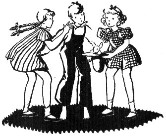 It’s the same
rabbit that disappeared in the Bramble Bush Man’s house!