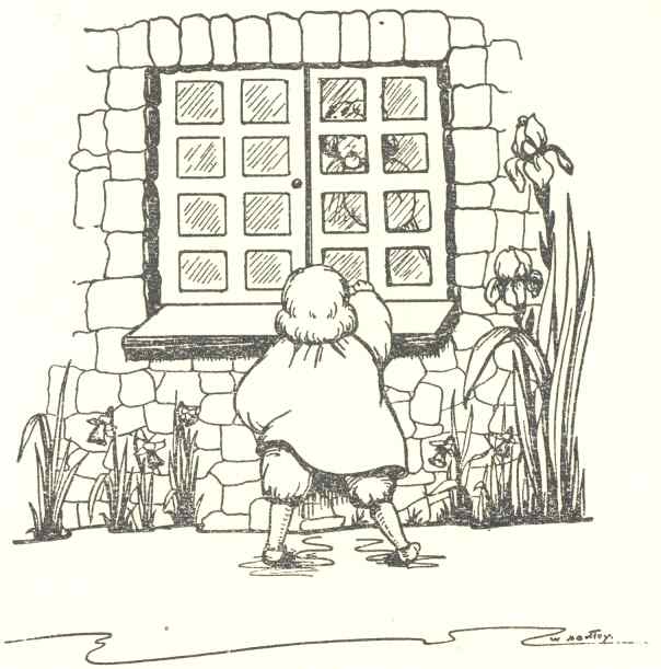 Mi gnociais wrth y ffenestr, Lle&rsquo;r oedd yr hogen goch